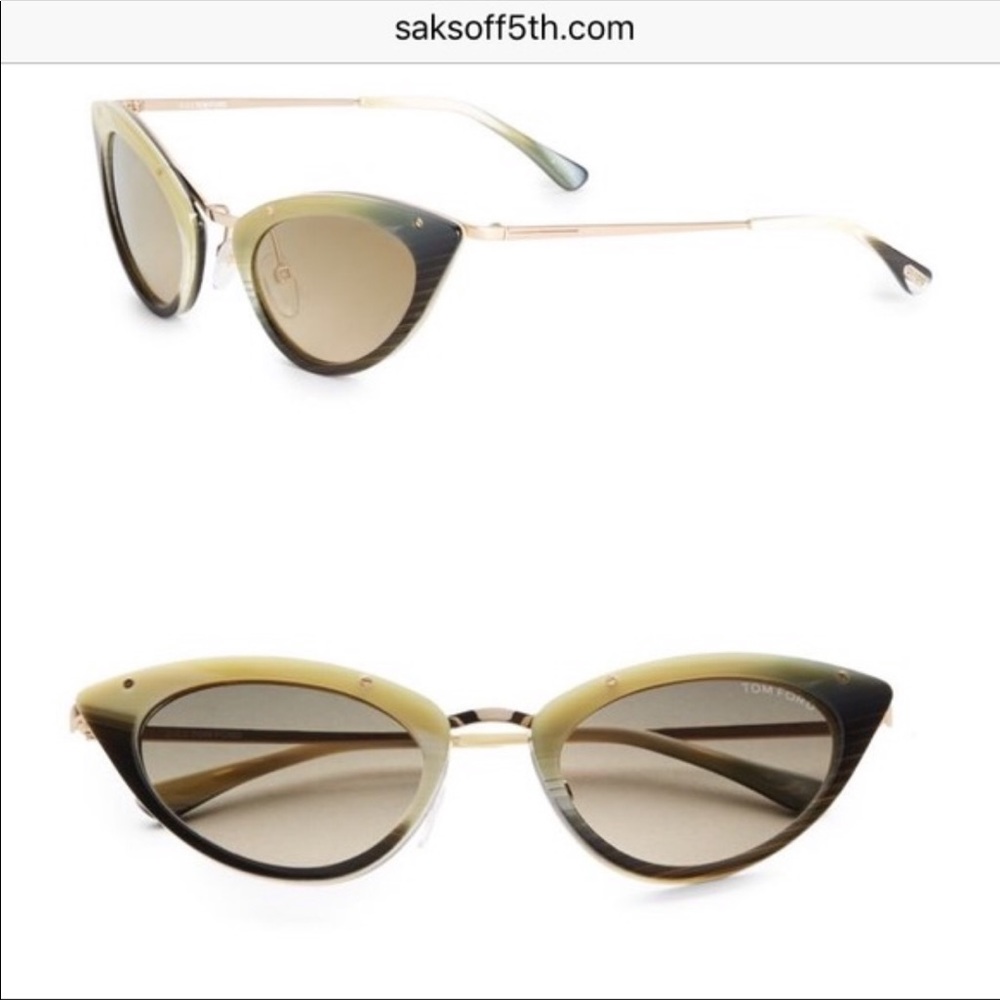TOM FORD 52mm GRACE CAT EYE SUNGLASSES